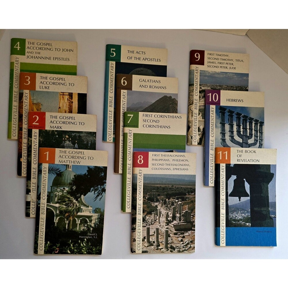 Collegeville Bible Commentary Complete 11 Books Mathew through Revelation 1983